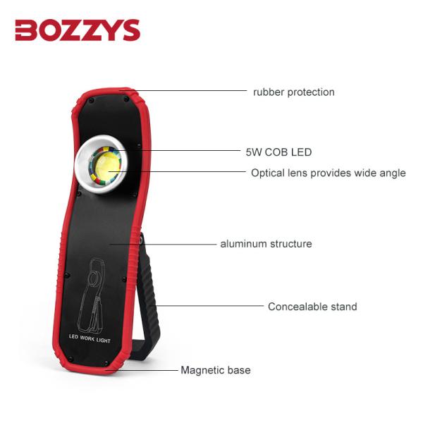 Portable 5W COB Rotation Working Lamp 600lm With Magnetic For Car Paint Inspection