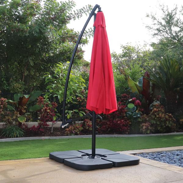 Устойчивые к ветру садовые садовые парашюты полиэфирная ткань алюминиевый пляжный зонтик