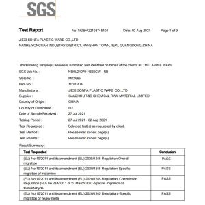 Dongxin Melamine (Xiamen) Chemical Co., Ltd. Certifications