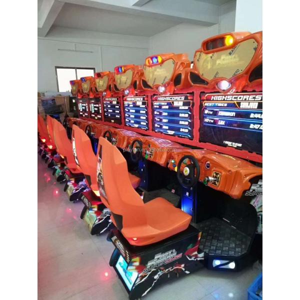 PlayFun Coin Operated Twin Simulator Seat Video Driving Drive Fast and Furious Game Room Zone Arcade Racing Car Game Machine