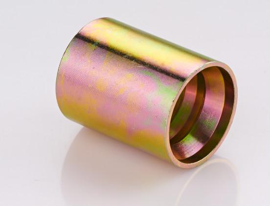 EN 853 1SN Sae 100r1at Hydraulic Hose Coupling 00110 Brass Material