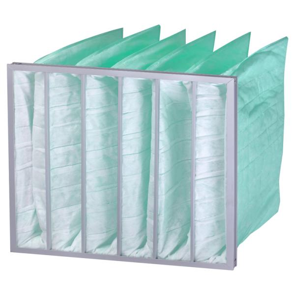 F5-F9 Premium Cleanroom Synthetic Pocket Air Filter with Aluminum Frame and Customizable Size for FFU Replacement