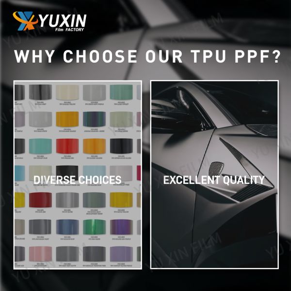 Real Paint Texture Color PPF Strong Stretch Easy to Remove TPU Paint Protection Film