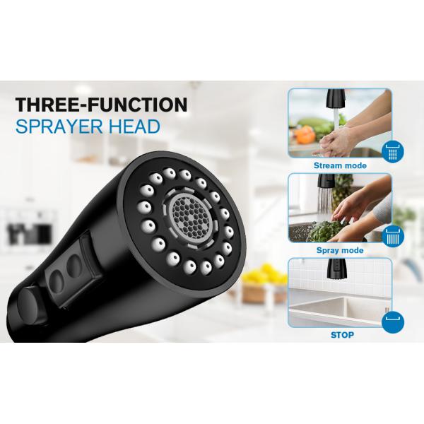 Brushed Nickel SUS304 Stainless Steel Faucet Sprayer For Kitchen Sink