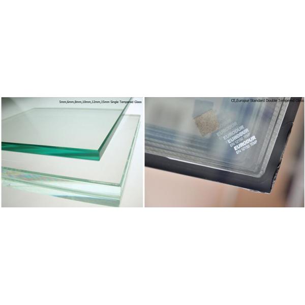 Horizontal Aluminum Clad Window , Casement Hurricane Impact Windows