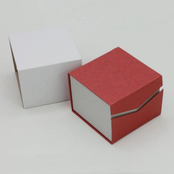 Люкс на заказ Красочное жесткое магнитное кольцо Коробка для ювелирных изделий с собственным логотипом для других