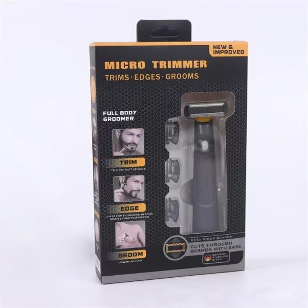 Aluminum Alloy Cutter Head Hair Beard Trimmer Washable Cutter Head 60+ Minutes Runtime