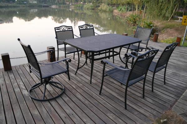 garden furniture cast aluminum set-9802