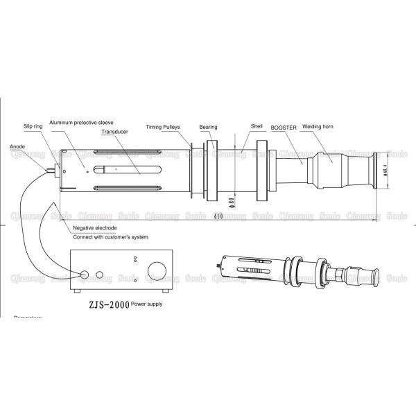 Заварка металла наивысшей мощности ультразвуковая, ультразвуковое сварочное оборудование для металла плиты солнечного коллектора