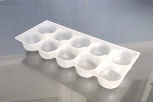 10 Holes Disposable Plastic Food Trays Meat Ball Disposable Compartment Food