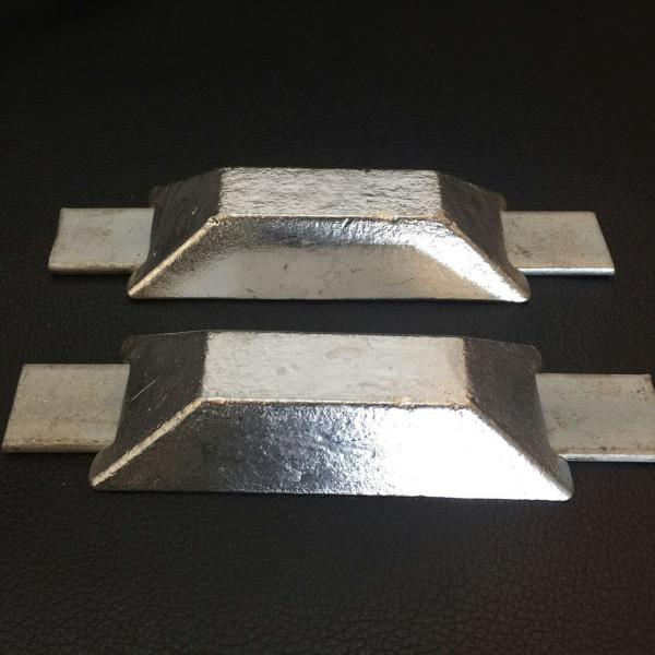 Os ânodos sacrificiais de alumínio do bracelete para o encanamento de aço Subsea DNV aprovaram