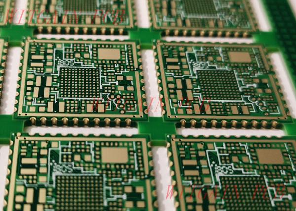 4 Layer Half Hole PCB Finished Thickness 0.8MM / Hdi Pcb Blind And Buried Holes