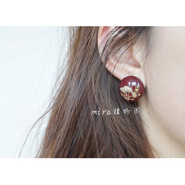 Starry Scar BabysBreath Round Crystal Wine Red 925 Silver Saudi Arabia Druzy Quartz Earrings
