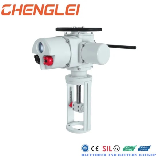 Mini Motorized Linear Actuator with Battery Backup for Stop Valve