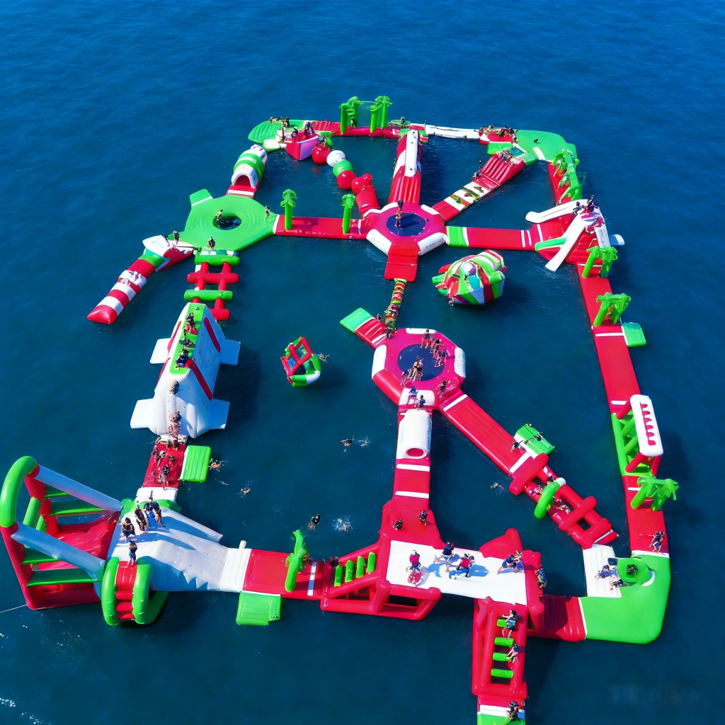 China Factory Import Adult Inflatable Floating Water Park Obstacle Course Large Water Park Equipment Inflatable Water Playground