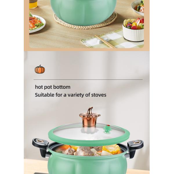 литое железо герметической электрической кастрюли кухни 8L не вставляет с защелкой ручки