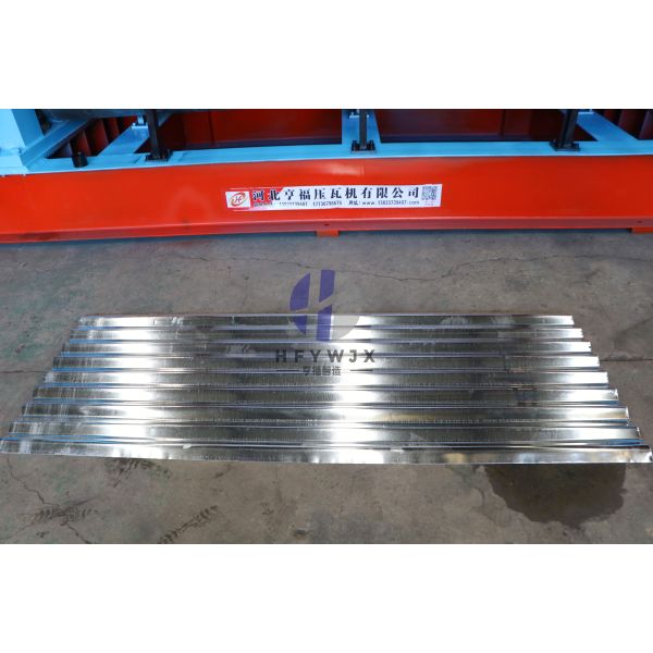 Horizontal Barrel Corrugated Roll Forming Equipment With PLC Control And 750mm-1250mm Rolling Width