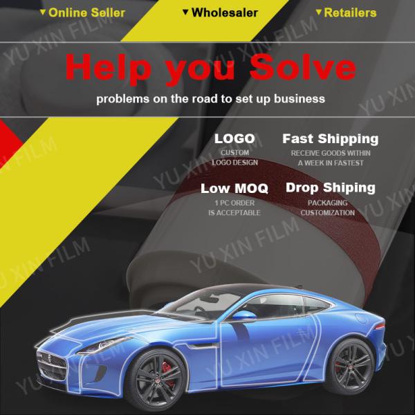 Scratch Resistant TPU Paint Protection Film Self Repair USA Lubrizol Clear Car Body Wrap