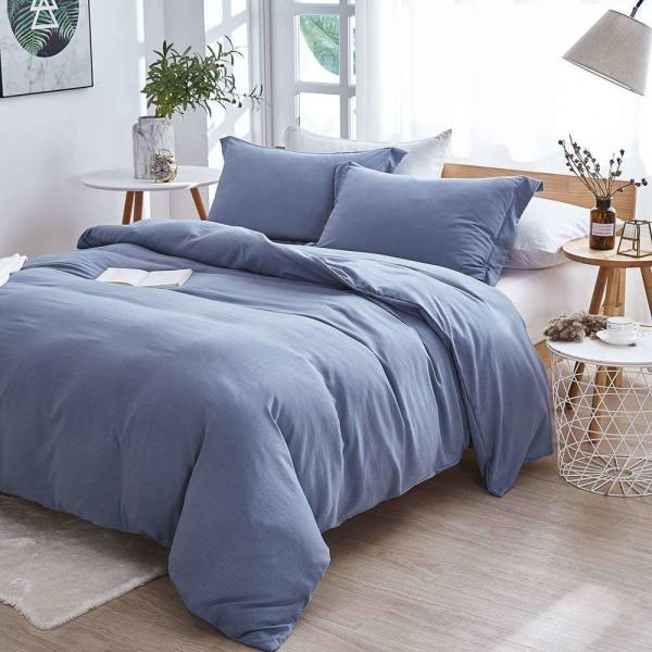 200TC Thread Count Custom Colorful Hotel Bed Sheet Comforter Set with Cotton Filling