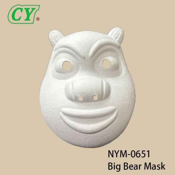 Eco-Friendly Biodegradable Pulp Molded Animal Mask Custom Drawable & Sprayable for Halloween Celebrations