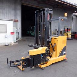 TCM 1 Ton Used Electric Forklift Lateral And Front Stacking Trucks 3.5m Lifting Height