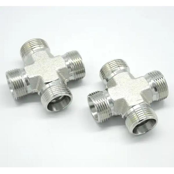 ASME B16.11 Stainless Steel 4-Way Socket Weld Cross Pipe Fitting 3/4 Branch Connection