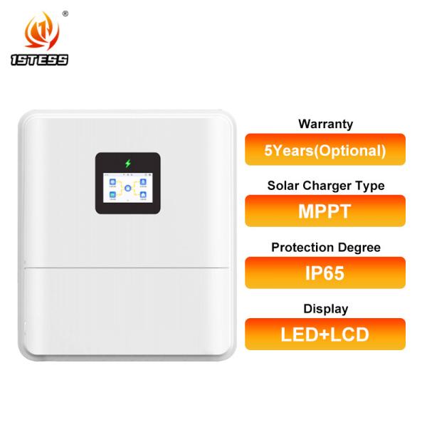 Low Voltage Single Phase ECO IP65 Hybrid Inverter 48V 6kw Solar Hybrid Inverter MPPT On/Off Grid 48V 6kw Hybrid Solar Inverter