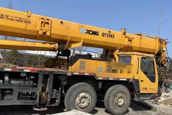 second hand XCMG Boom Truck , 35 Ton Truck Crane Sany QY35K5