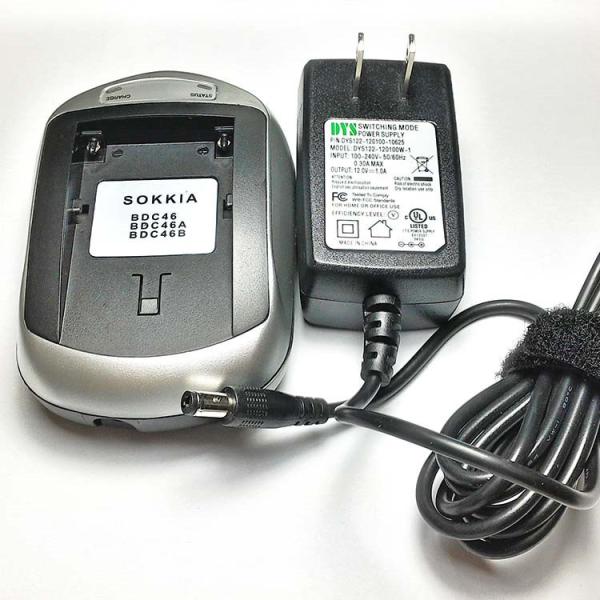 Single / Dual Slots 8.4V Sokkia Battery Charger Cdc68 For Bdc46 Bdc58 Bdc70
