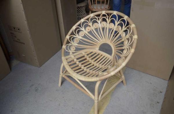 Luxury Cane Modern Chair Wooden Wicker Rattan Bar Chairs Outdoor Garden Sofa Chair