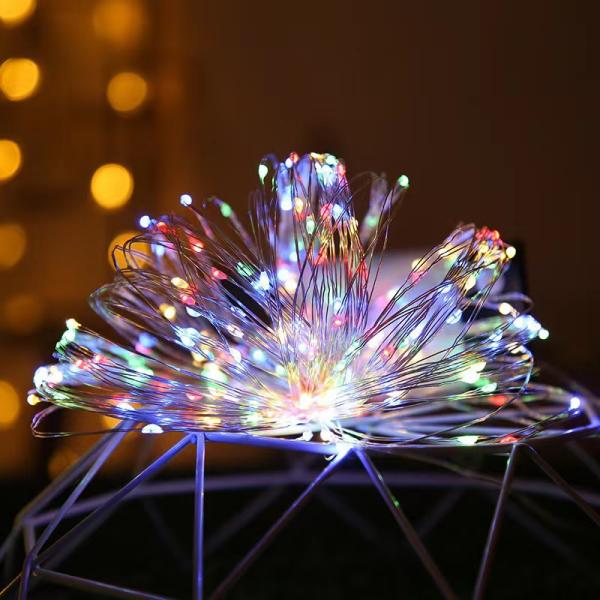 Christmas Wedding String Lights 7-102m Waterproof Warm White Battery/USB/Solar Operated