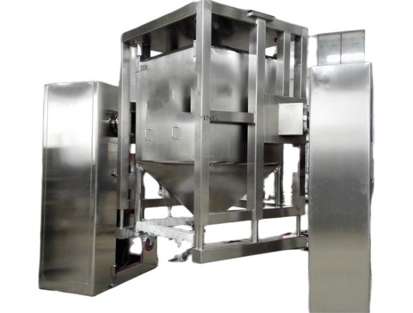 800L Aseptic Mixing Machine IBC Lifting Post Bin Blender Liquid Powder Mixer Equipment
