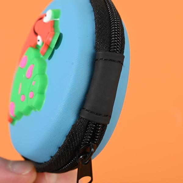 Pattern Type others Round 2d 3d Coin Usb Lines Earphone Pvc Eva Organizer Bags