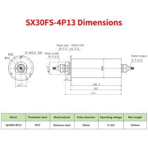 IP68 anneau métallique étanche en acier inoxydable