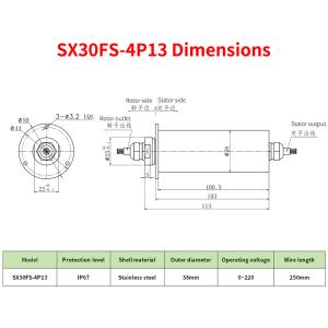 IP68 Watertight Metal Slip Ring Stainless Steel Housing Stable Signal Transmissi
