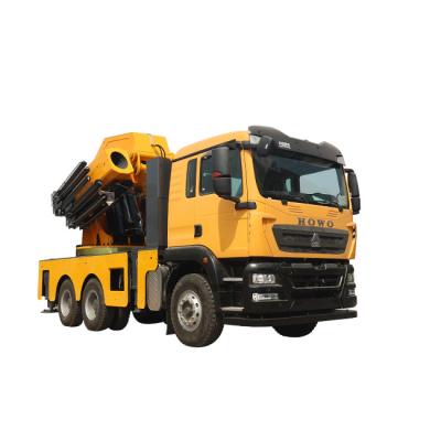 guindaste telescópico de Crane Truck Mounted Folding Arm do crescimento 80T