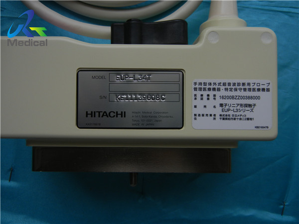 Hitachi EUP-L34T 38mm Linear Vascular Transducer/Medical Equipment Repair Center