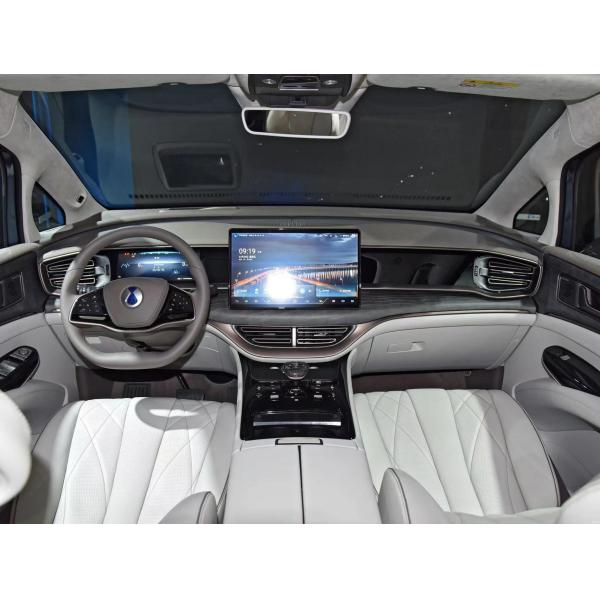 Места двери 7 автомобиля 5 версии большие MPV Denza D9 2022 EV 600 4WD Zunrong роскошные новые