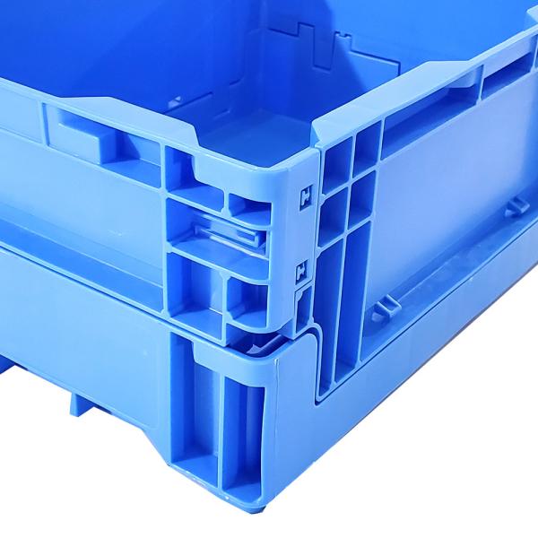 Industrial Packaging Foldable Plastic Moving Crate for Warehouse Storage in Japan