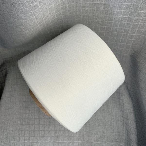 40/1 3226S/1 Vortex Count High 300D White Fancy Knitted Yarn Custom Polyester O/E Weaving Viscose Yarn