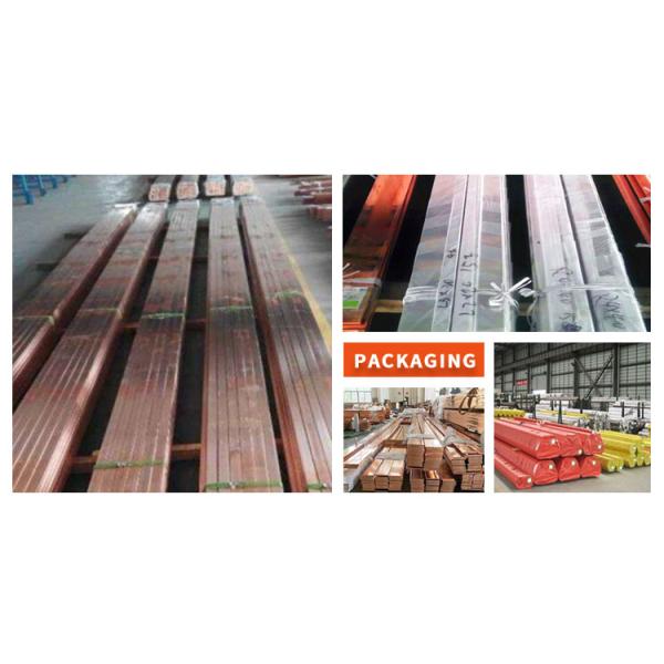 Pure Copper Bus Bar for Battery 50x5 t2 Copper Flat Bars Processing Service Decoiling