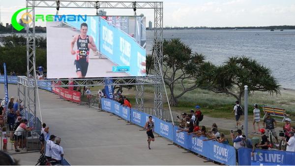 Advertising Outdoor Video Screen Rental P10 P8 Full Color 256X128mm 320X160mm Available