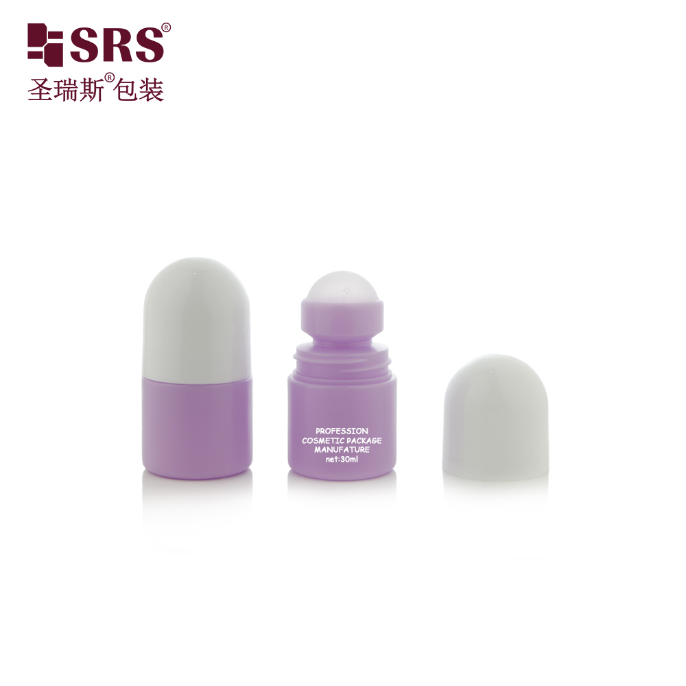 Custom 30 ML Plastic Roll‑on Bottle Empty Deodorant Roller Ball Cosmetic Packaging Container
