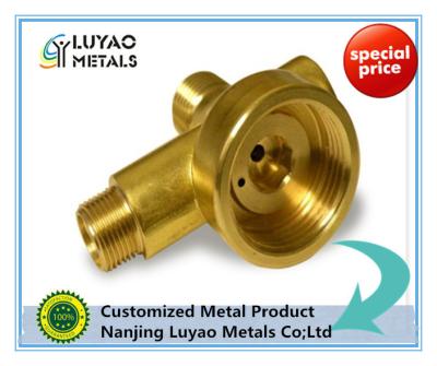 Brass Cnc Precision Machined Components / ISO 9001 Cncprecision Parts