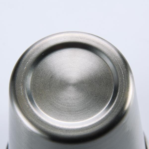Brushed Stainless Steel Utensil 300ml 400ml Metal Tumbler Cups