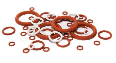 Anéis-O de alta temperatura ácido do silicone e alcaloide resistente, padrão sem chumbo