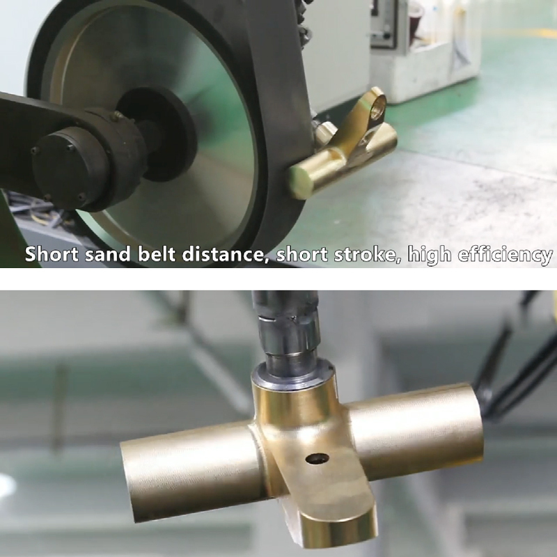 Double Station Robot Polishing Machine Adjustable Speed Fully Automatic for Aluminum