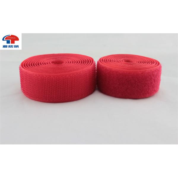 Red Magic sew on hook and loop fastener / roll hook and loop closures High