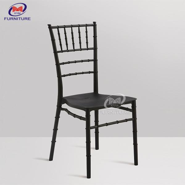 High Quality PP Material One-Piece Design Wedding Plastic Chiavari Chair