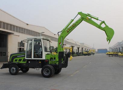 High Strength 12ton Long Reach Excavator , Bucket Wheel Excavator